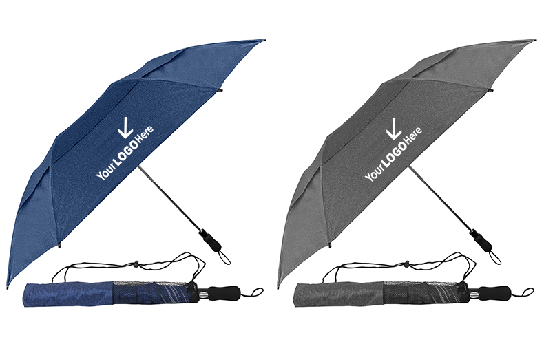 The Vented Heather Little Giant Folding Golf Umbrella